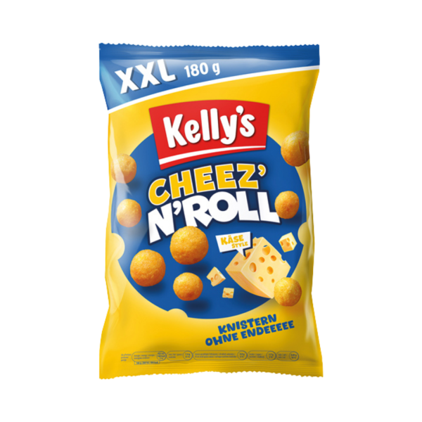 675955 Kellys CheeznRoll Kaesestyle, 180g